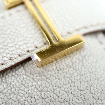 Hermes Bearn Convenience Wallet Mushroom Gold Chevre