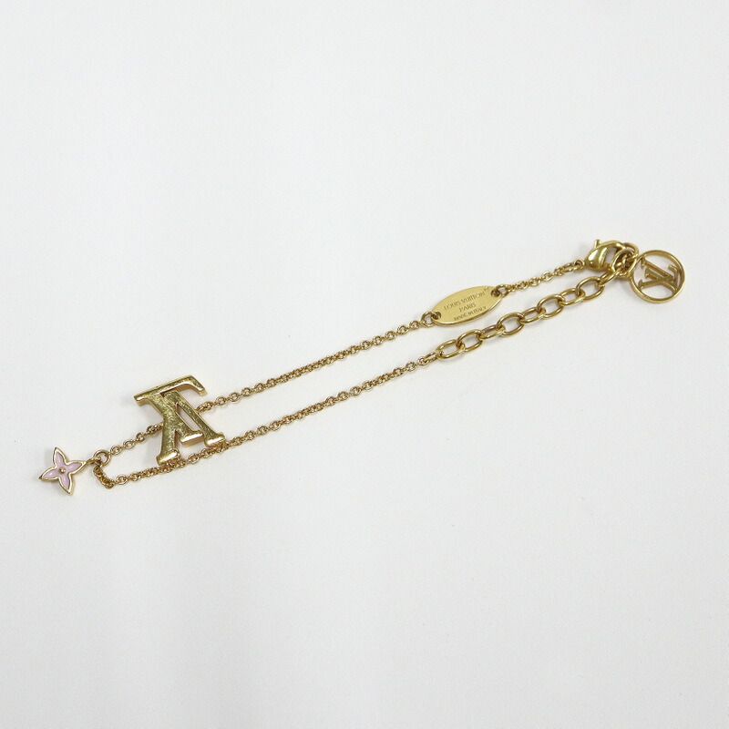 Louis Vuitton Bracelet LV Iconic Gold Plated Pale Pink Pale