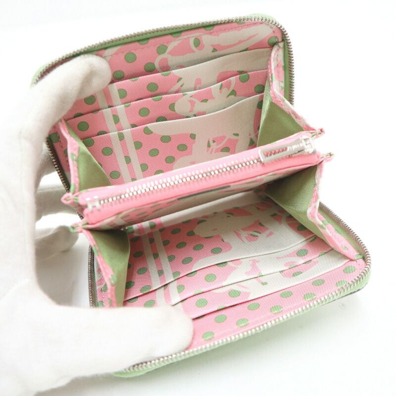 Hermes Azap Silk in Compact Cricket Rose Confetti Epsom Coin Purse :cricket