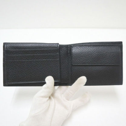 Gucci Bifold Compact Wallet Black Leather