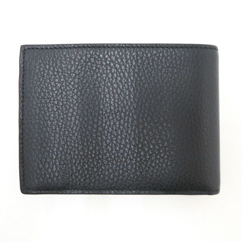 Gucci Bifold Compact Wallet Black Leather