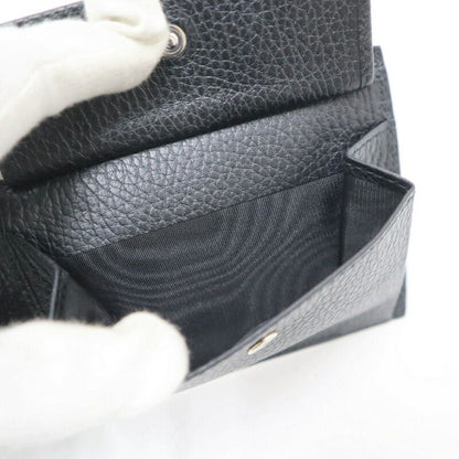 Gucci Bifold Compact Wallet Black Leather