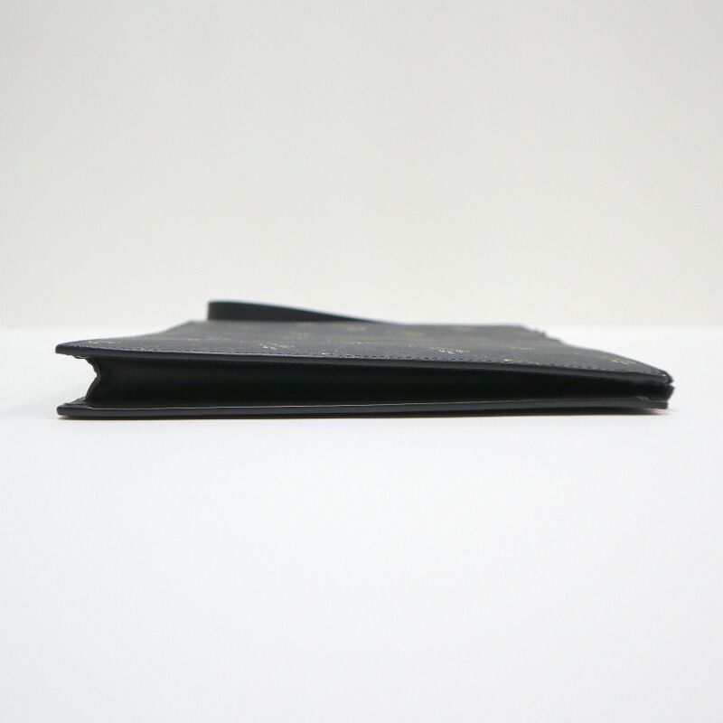 Gucci Clutch Taiga GG Supreme Black Leather