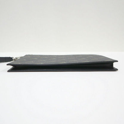 Gucci Clutch Taiga GG Supreme Black Leather