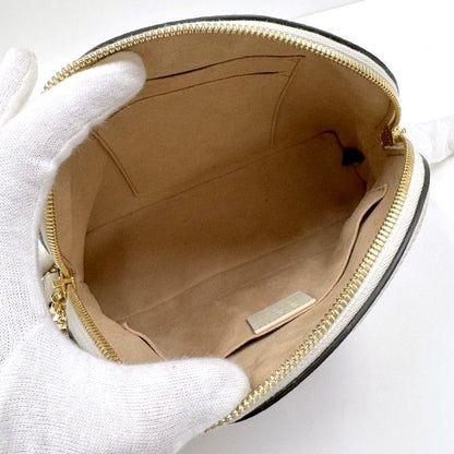 Gucci Ophidia Shoulder Bag Leather White Gold