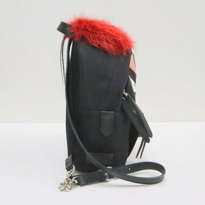 Fendi Monster Star Bugs Backpack Black Red