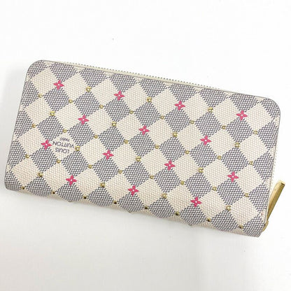 Louis Vuitton Zippy Wallet Damier Azur Studded