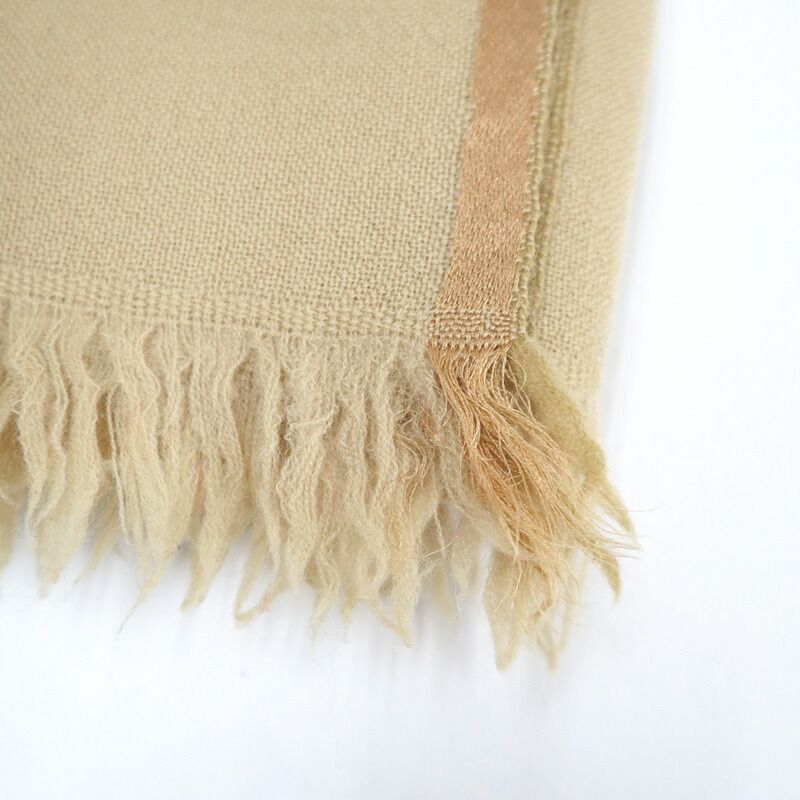 Gucci Large Shawl Beige Pink 95% Wool 5% Silk
