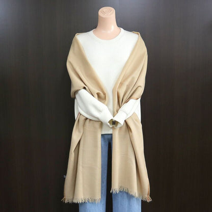 Gucci Large Shawl Beige Pink 95% Wool 5% Silk