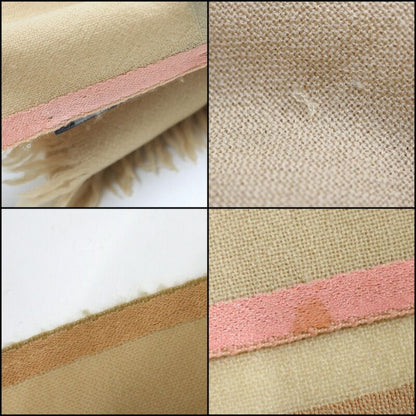 Gucci Large Shawl Beige Pink 95% Wool 5% Silk