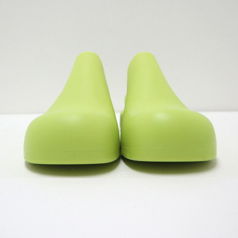 Bottega Veneta Paddle Sandals Light Green Rubber 42