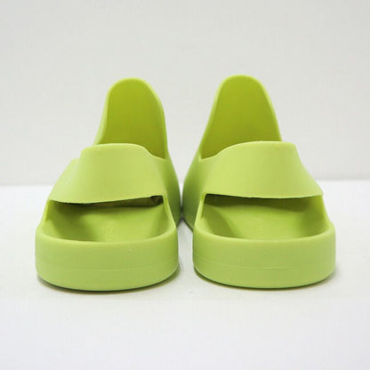 Bottega Veneta Paddle Sandals Light Green Rubber 42