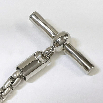 Hermes Bracelet Silver Blue Metal Lacquer Buffalo Horn :silver