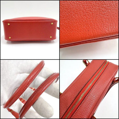 Hermes Mini Plume 20 Handbag Chevre Rouge Casac :rouge Kazak