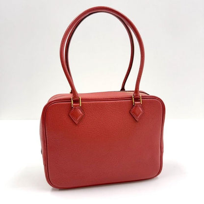 Hermes Mini Plume 20 Handbag Chevre Rouge Casac :rouge Kazak