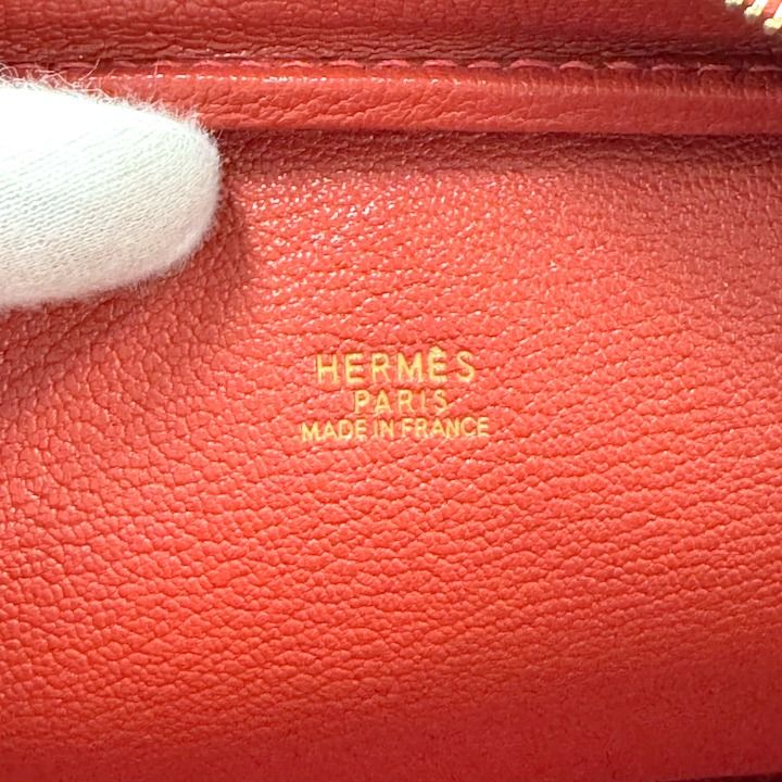 Hermes Mini Plume 20 Handbag Chevre Rouge Casac :rouge Kazak