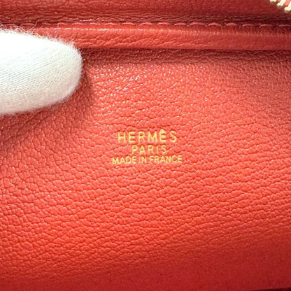 Hermes Mini Plume 20 Handbag Chevre Rouge Casac :rouge Kazak