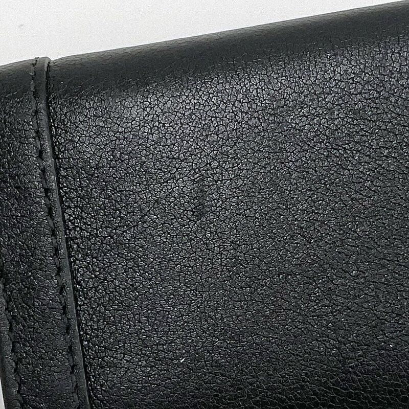 Gucci Key Case Leather Black Key Holder
