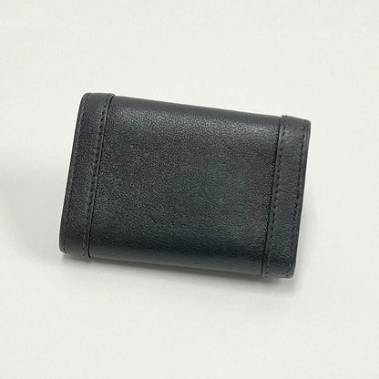 Gucci Key Case Leather Black Key Holder