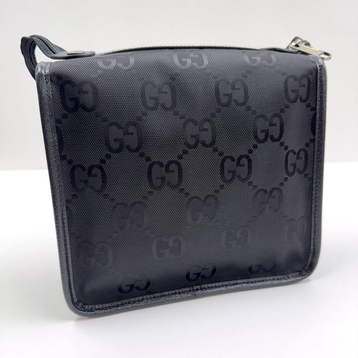 Gucci Off the Grid Travel Pouch Nylon Leather Black