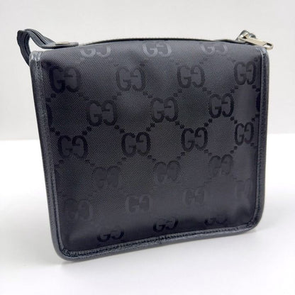Gucci Off the Grid Travel Pouch Nylon Leather Black