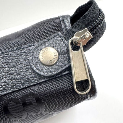 Gucci Off the Grid Travel Pouch Nylon Leather Black