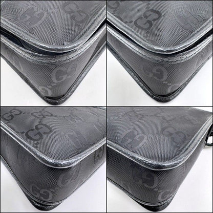 Gucci Off the Grid Travel Pouch Nylon Leather Black