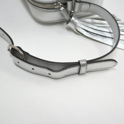 Gucci Blondie Small Shoulder Bag Silver Leather :silver