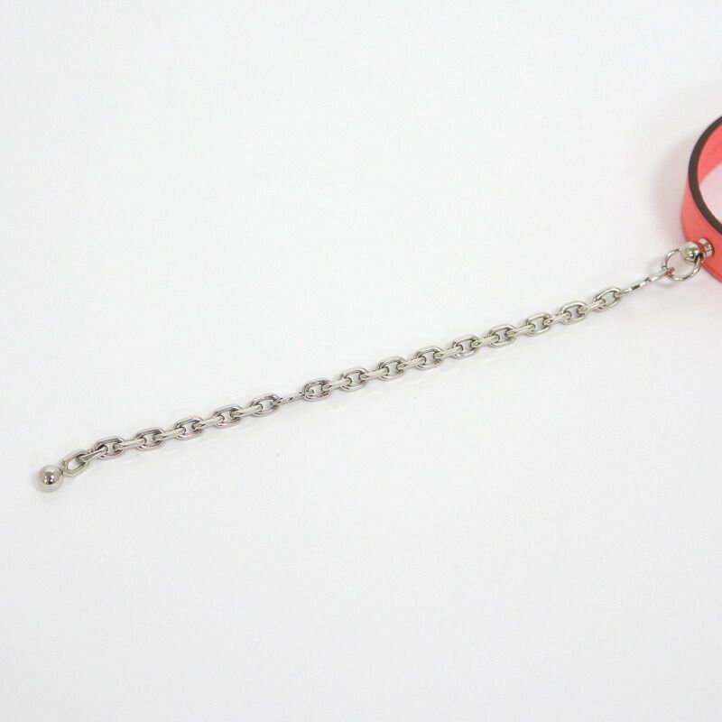 Hermes Kelly Glove Holder Charm Swift Pink Silver