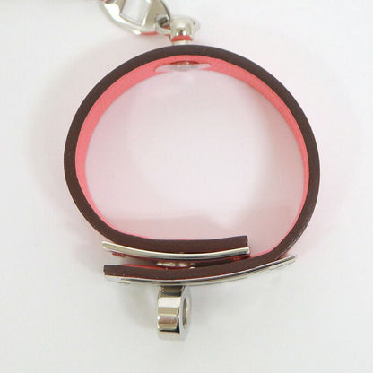 Hermes Kelly Glove Holder Charm Swift Pink Silver