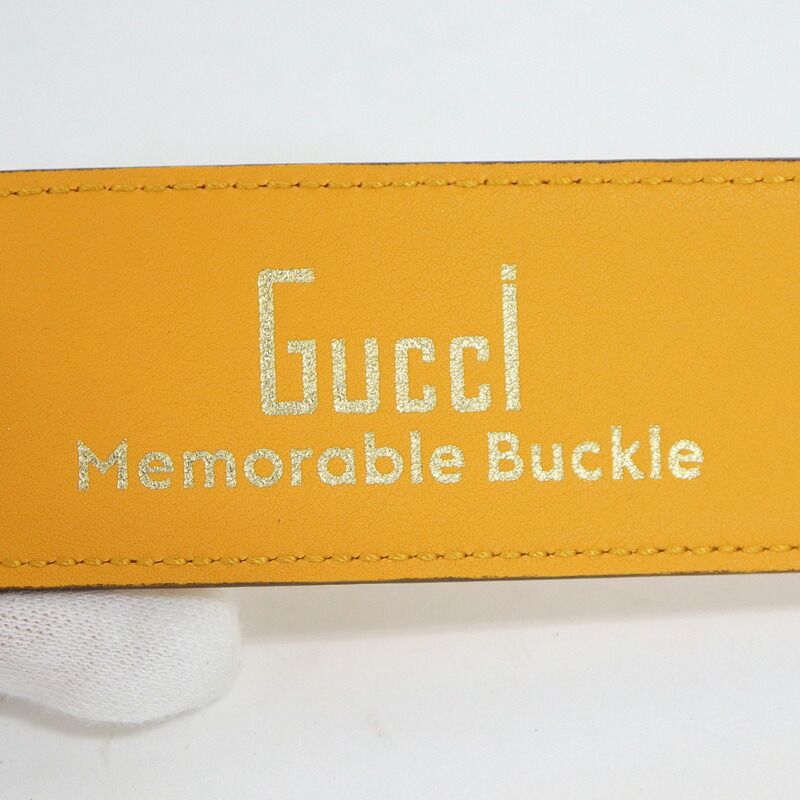 Gucci Belt Leather Light Blue Yellow :light