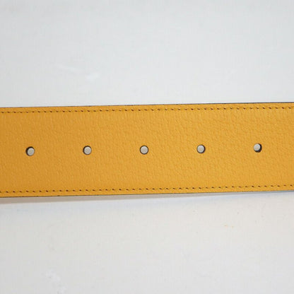 Gucci Belt Leather Light Blue Yellow :light