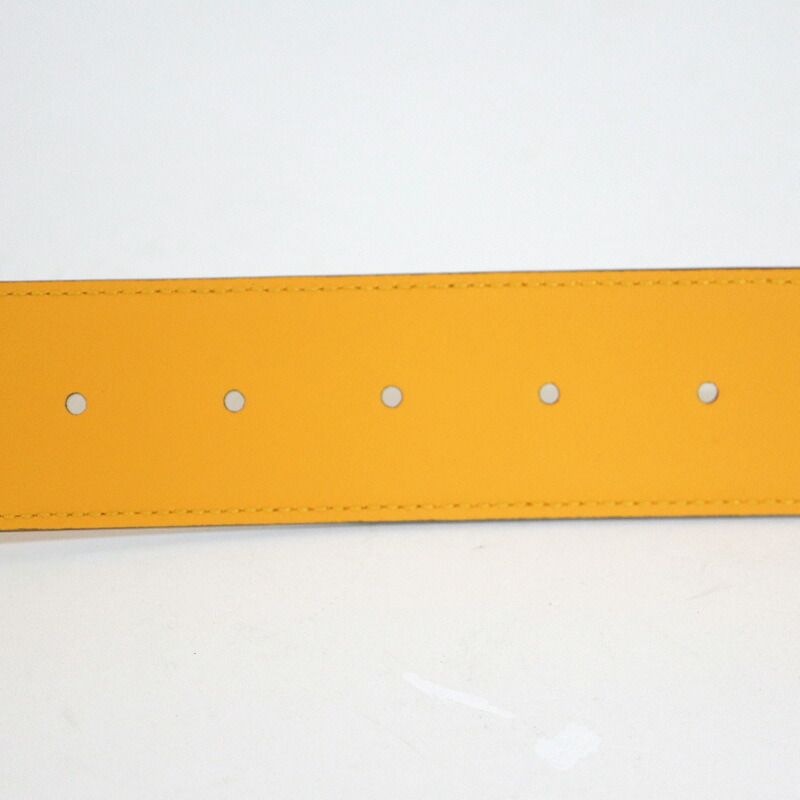 Gucci Belt Leather Light Blue Yellow :light