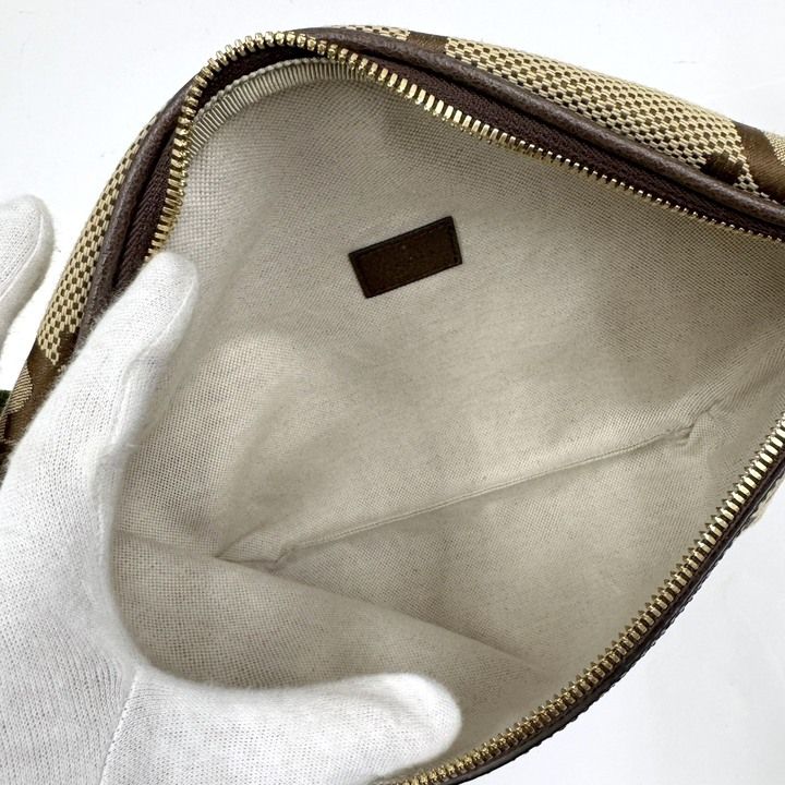 Gucci Belt Bag Jumbo GG Beige Canvas