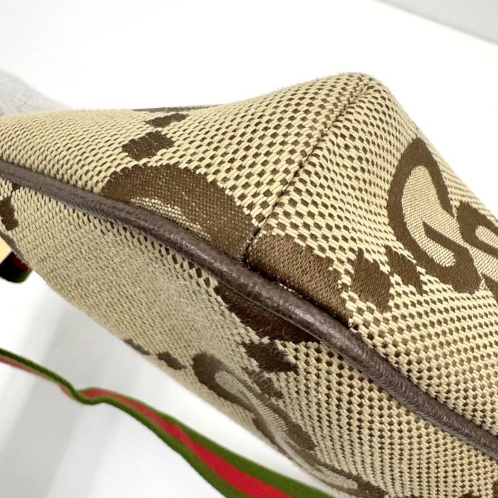 Gucci Belt Bag Jumbo GG Beige Canvas