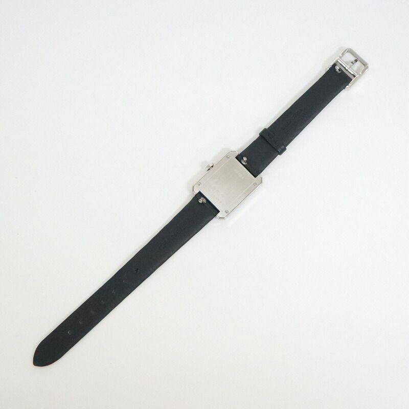 Chanel Boyfriend Small Watch Silver Black