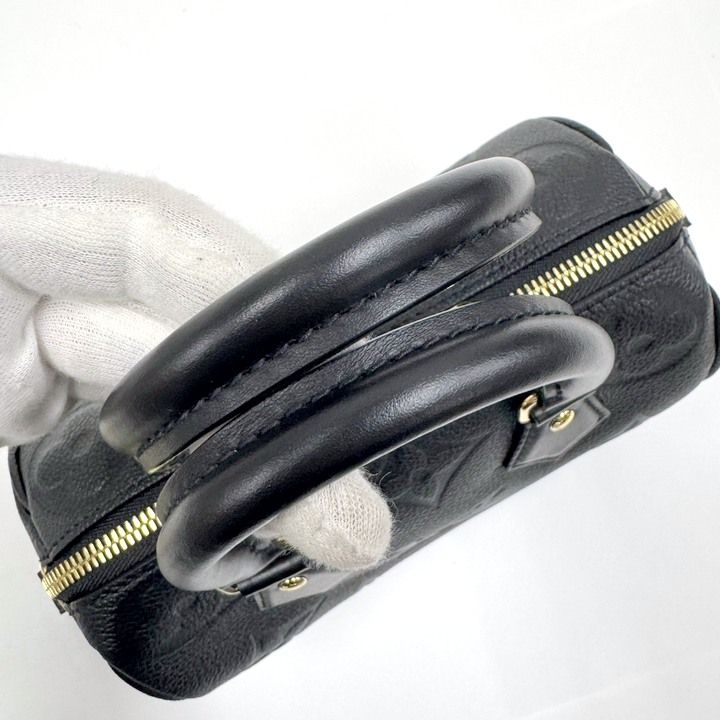 Louis Vuitton Speedy Bandouliere 20 Monogram Empreinte Noir Black Handbag :noir