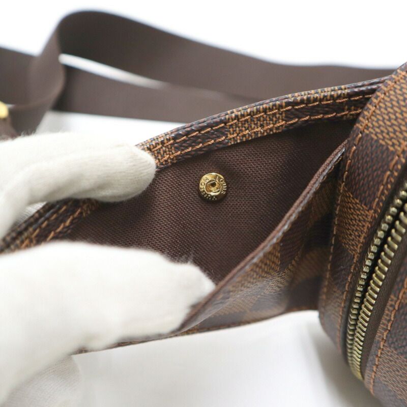 Louis Vuitton Geronimos Belt Bag Damier Ebene :ebene Brown