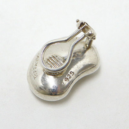 Tiffany & Co. Bean Clip Earrings Silver :silver