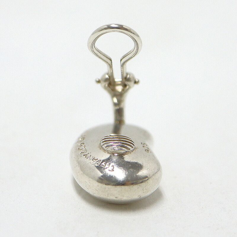 Tiffany & Co. Bean Clip Earrings Silver :silver