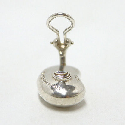 Tiffany & Co. Bean Clip Earrings Silver :silver