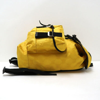 Gucci Off the Grid Backpack Yellow Black Nylon Leather Yellow