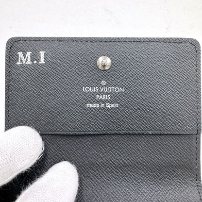 Louis Vuitton Unvelop Business Card Holder NM Taiga Noir Black :noir