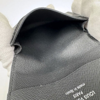 Louis Vuitton Unvelop Business Card Holder NM Taiga Noir Black :noir