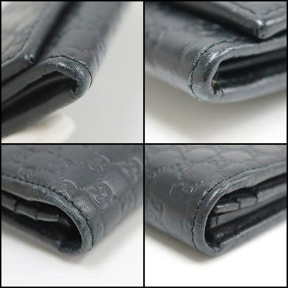 Gucci Wallet Micro Guccissima Leather Black