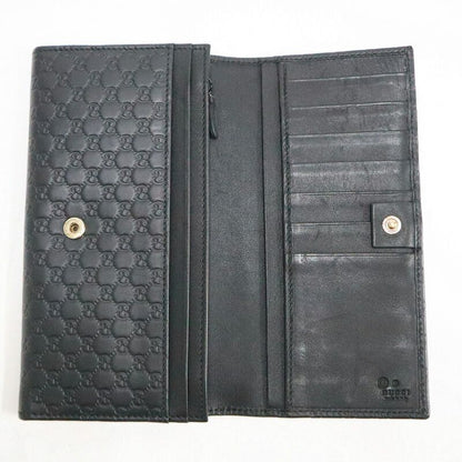 Gucci Wallet Micro Guccissima Leather Black