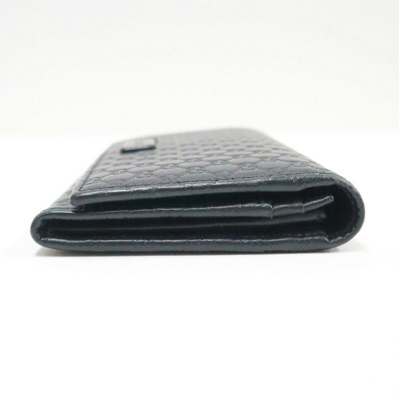 Gucci Wallet Micro Guccissima Leather Black