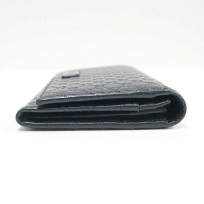 Gucci Wallet Micro Guccissima Leather Black