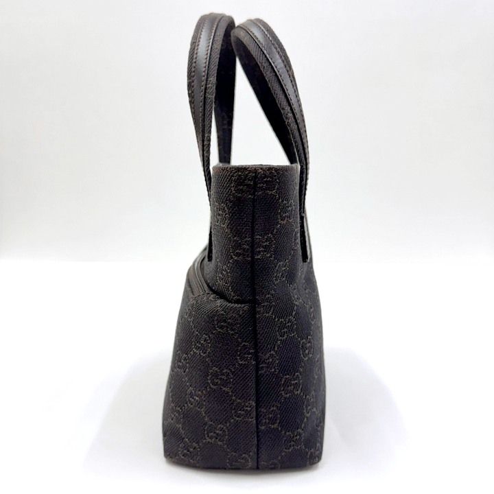 Gucci Mini Tote GG Canvas Leather Brown