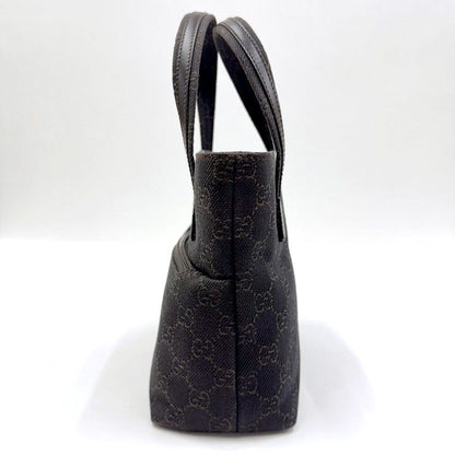 Gucci Mini Tote GG Canvas Leather Brown